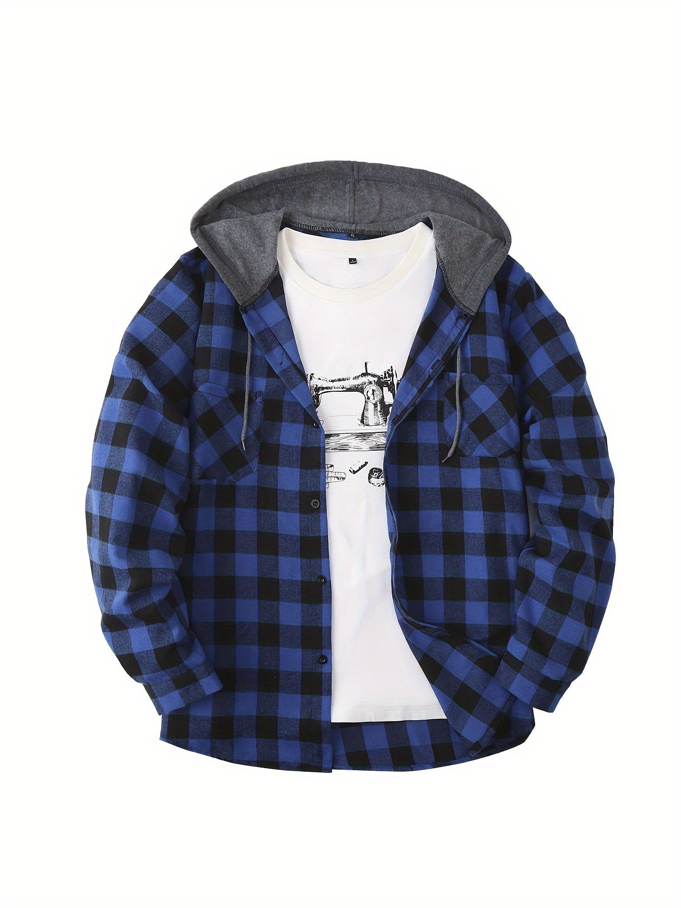 Jonas | Timberland Klassisches Flanellhemd mit Hoodie