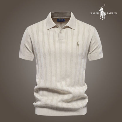 RL Herren Seabreeze Texturiertes Polo – Mühelose Eleganz