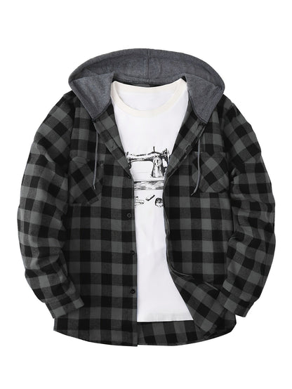 Jonas | Timberland Klassisches Flanellhemd mit Hoodie