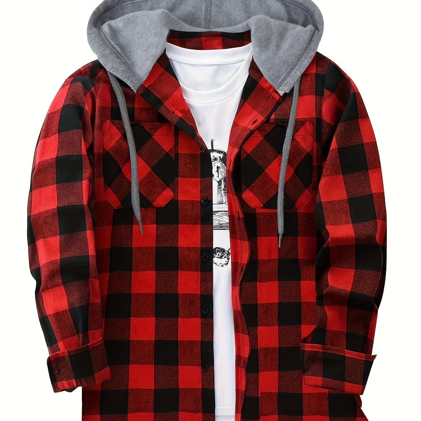 Jonas | Timberland Klassisches Flanellhemd mit Hoodie