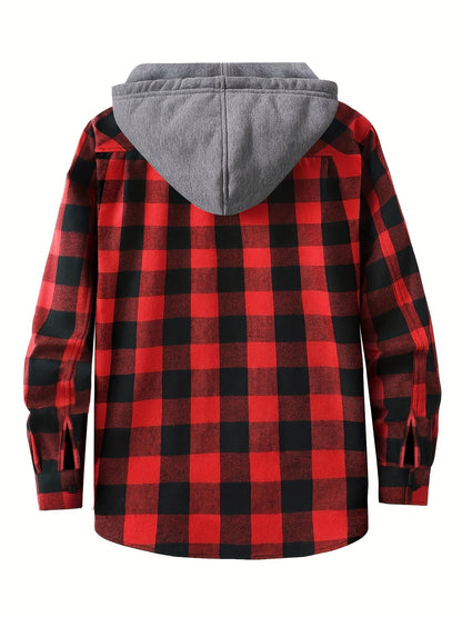 Jonas | Timberland Klassisches Flanellhemd mit Hoodie