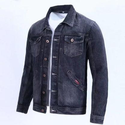 DAVID | Bequeme Denimjacke für Männer im Vintage-Stil